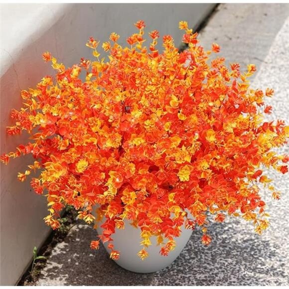 Ivydale Artificial Fake Outdoor Outside Mums Flowers Plants for Fall Autumn, 12 - Picture 7 of 7